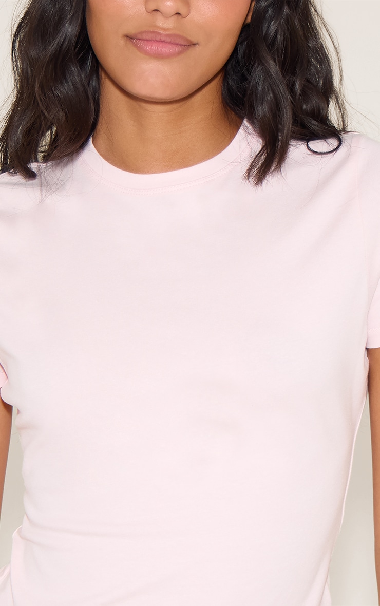 Baby Pink Jersey Short Sleeve Pj Top image 4