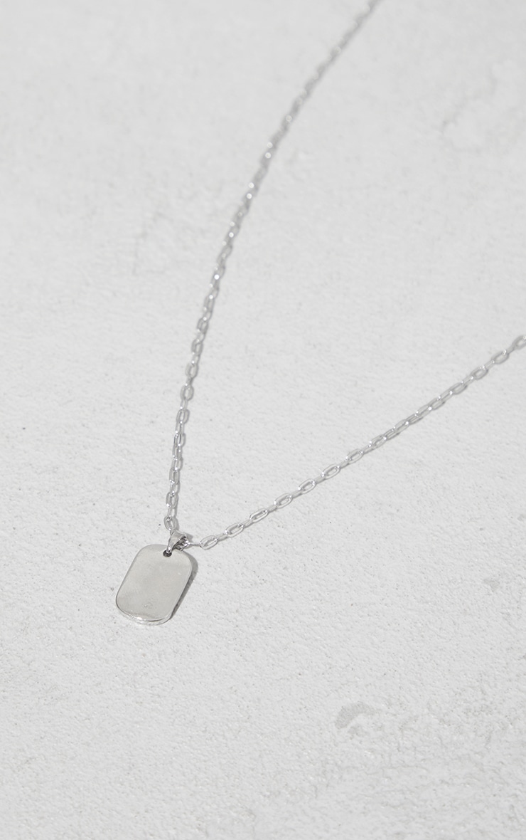 dainty dog tag necklace