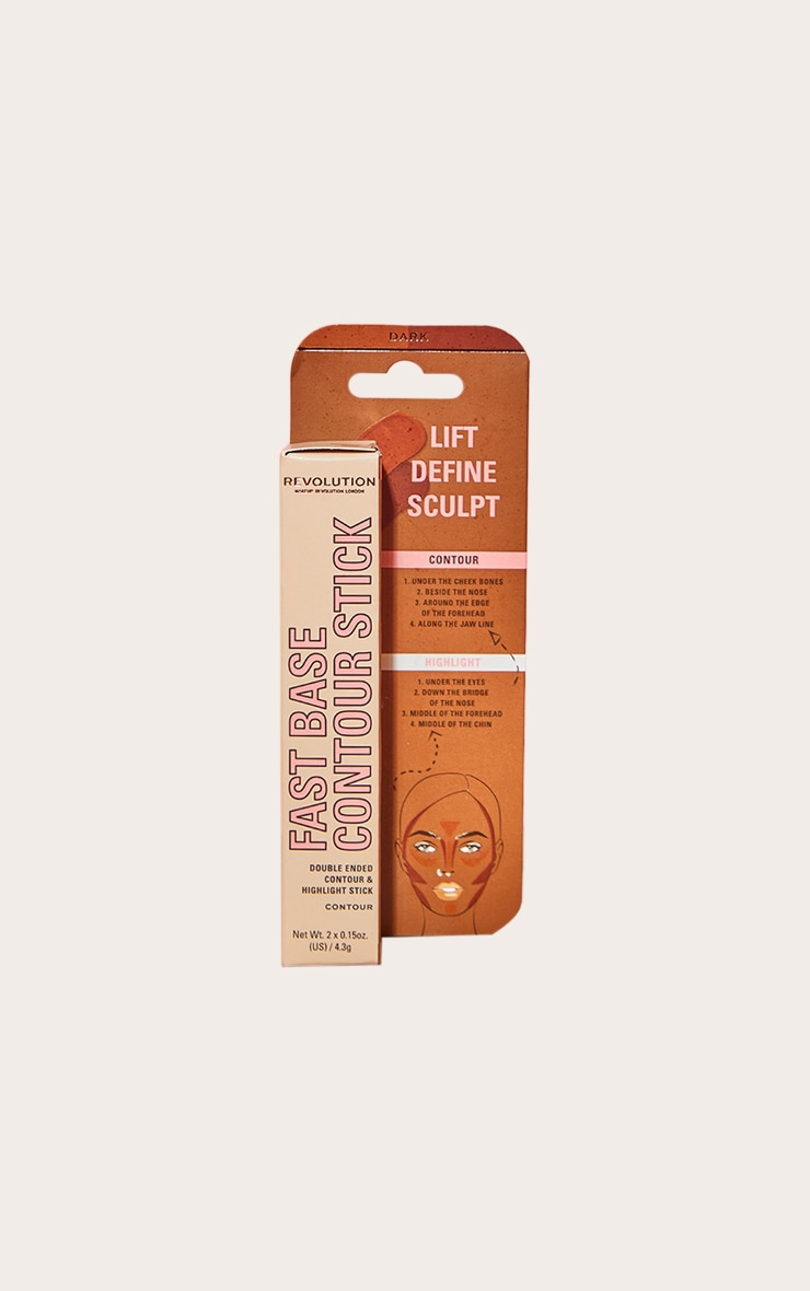 Makeup Revolution Stick de contour Fast Base Dark image 1