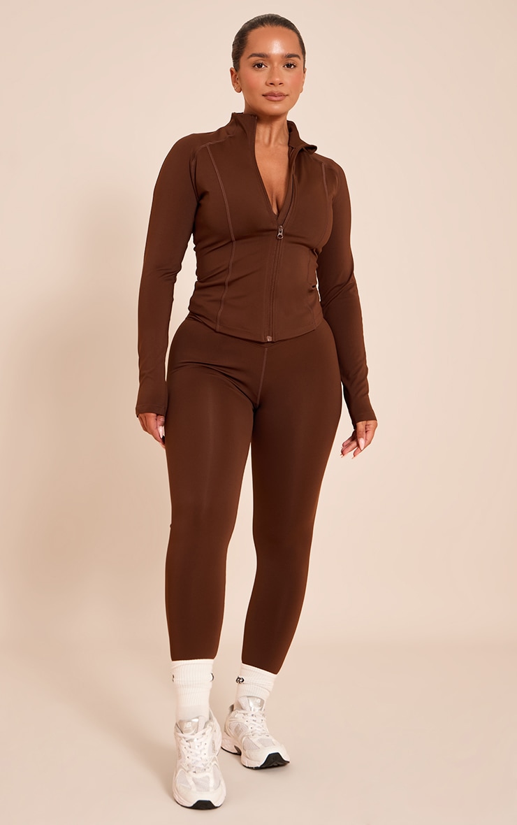 Shape Chocolate Sculpt Wrap V Front Leggings image 1