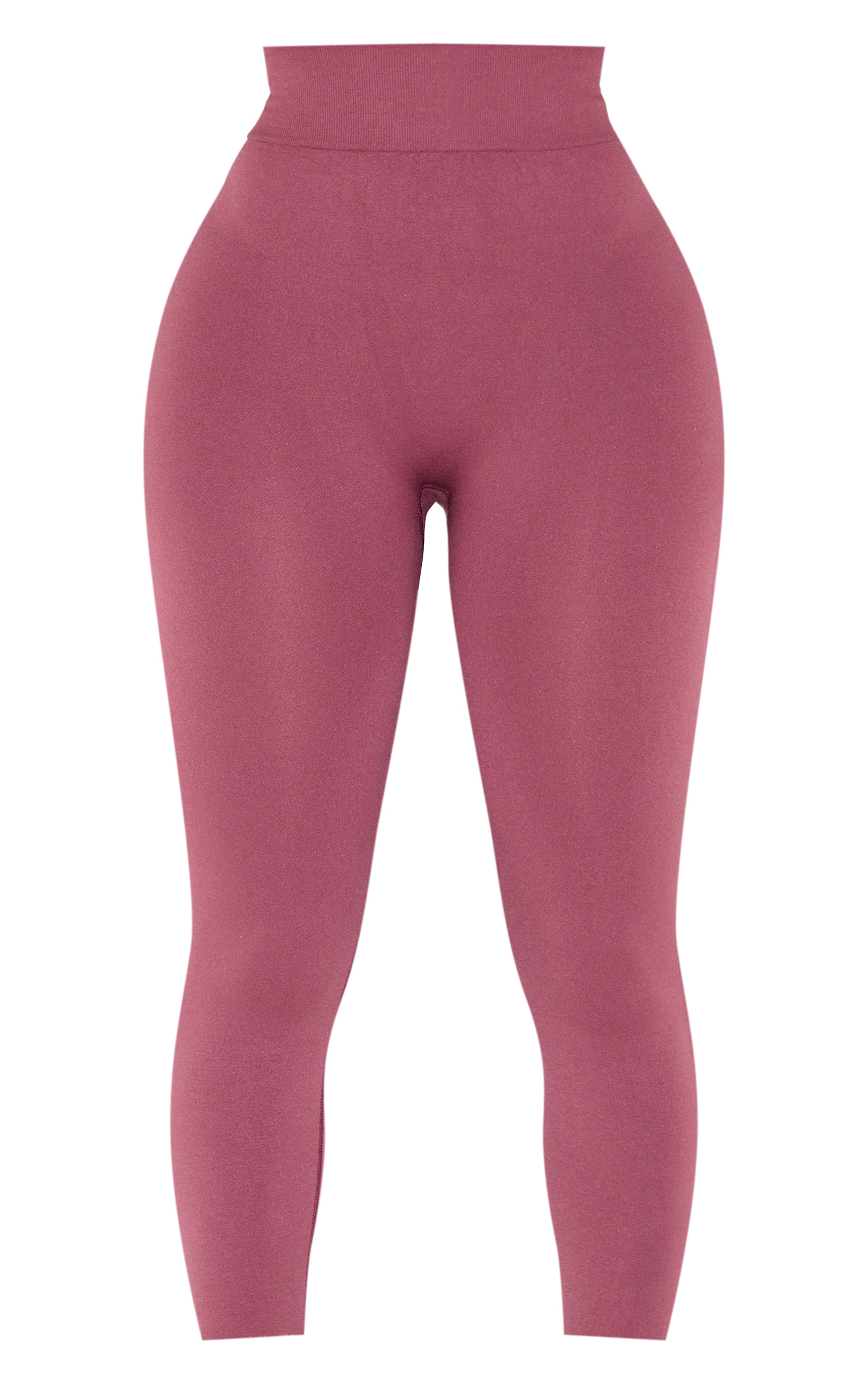 Shape Burgundy Seamless Active Ruched Bum High Waisted Leggings image 5