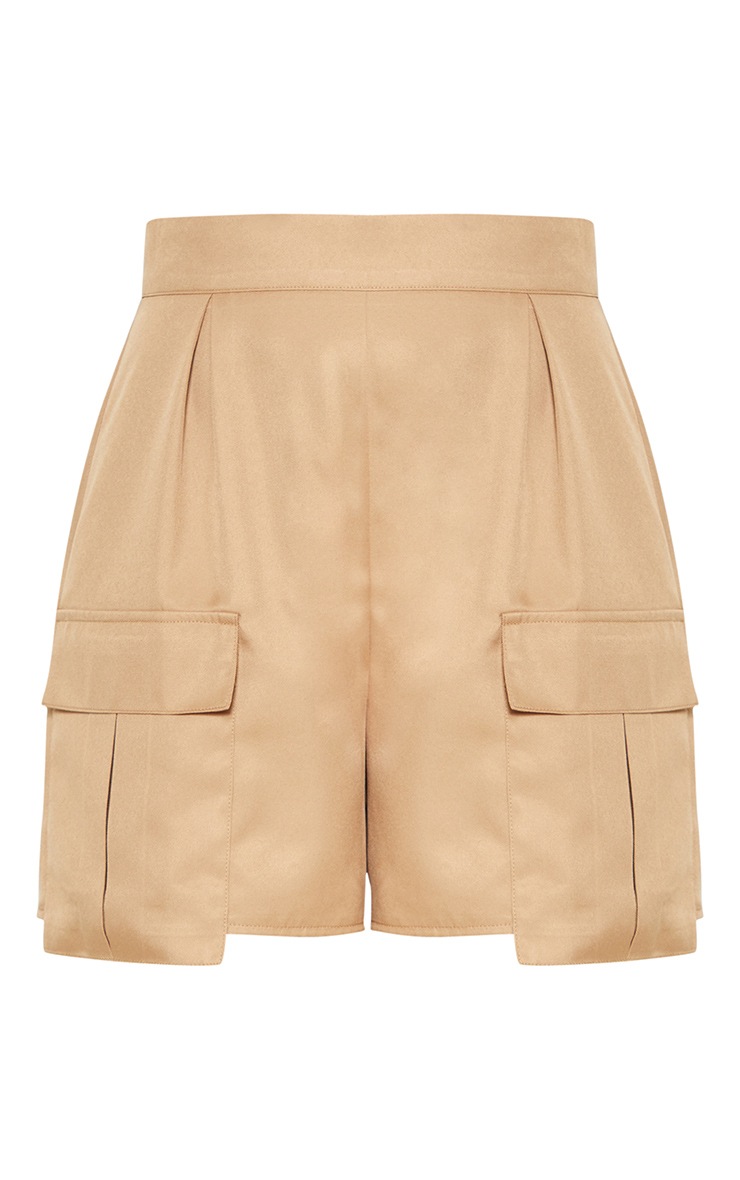 camel cargo shorts