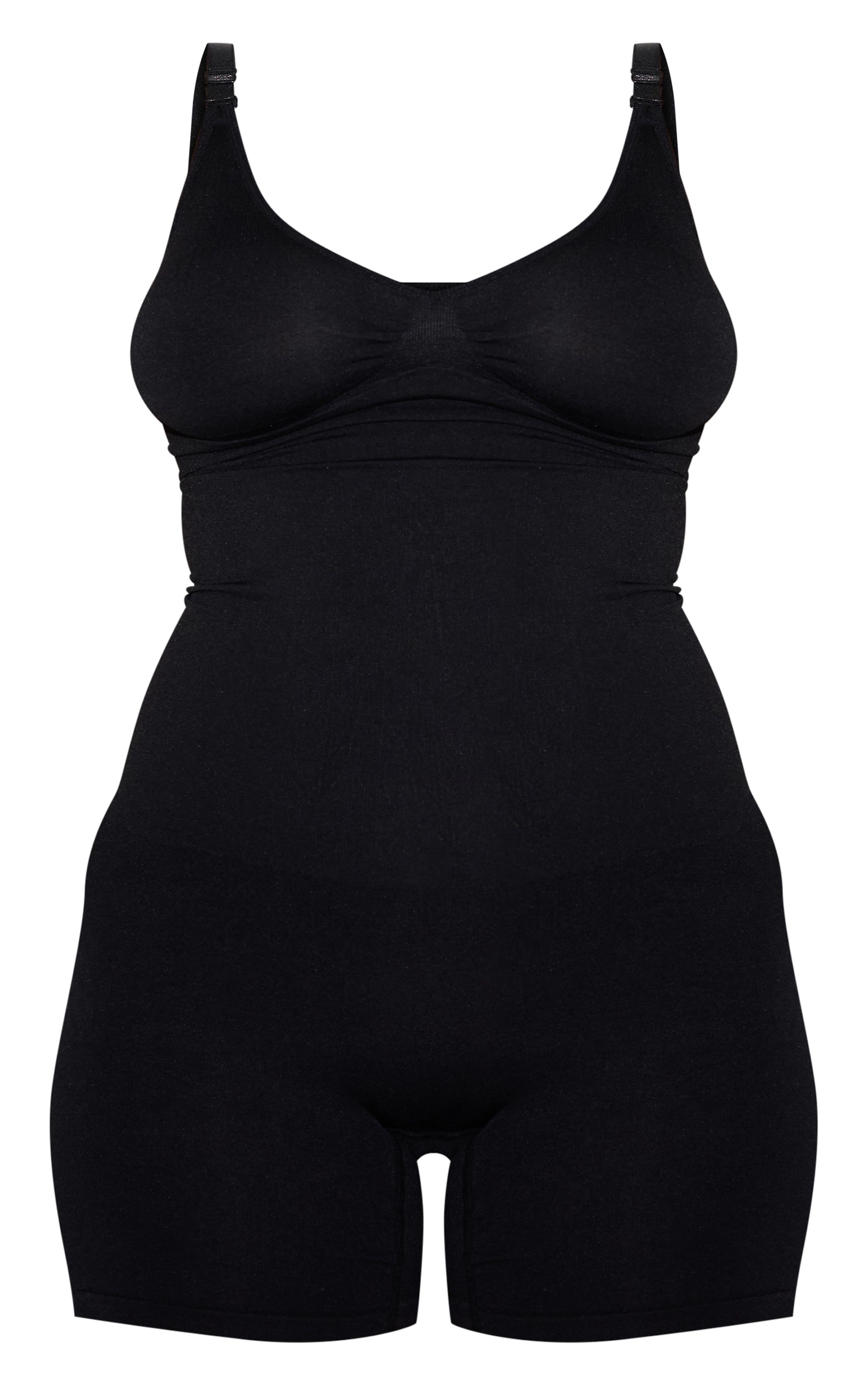 Plus Black Shapewear Unitard image 5