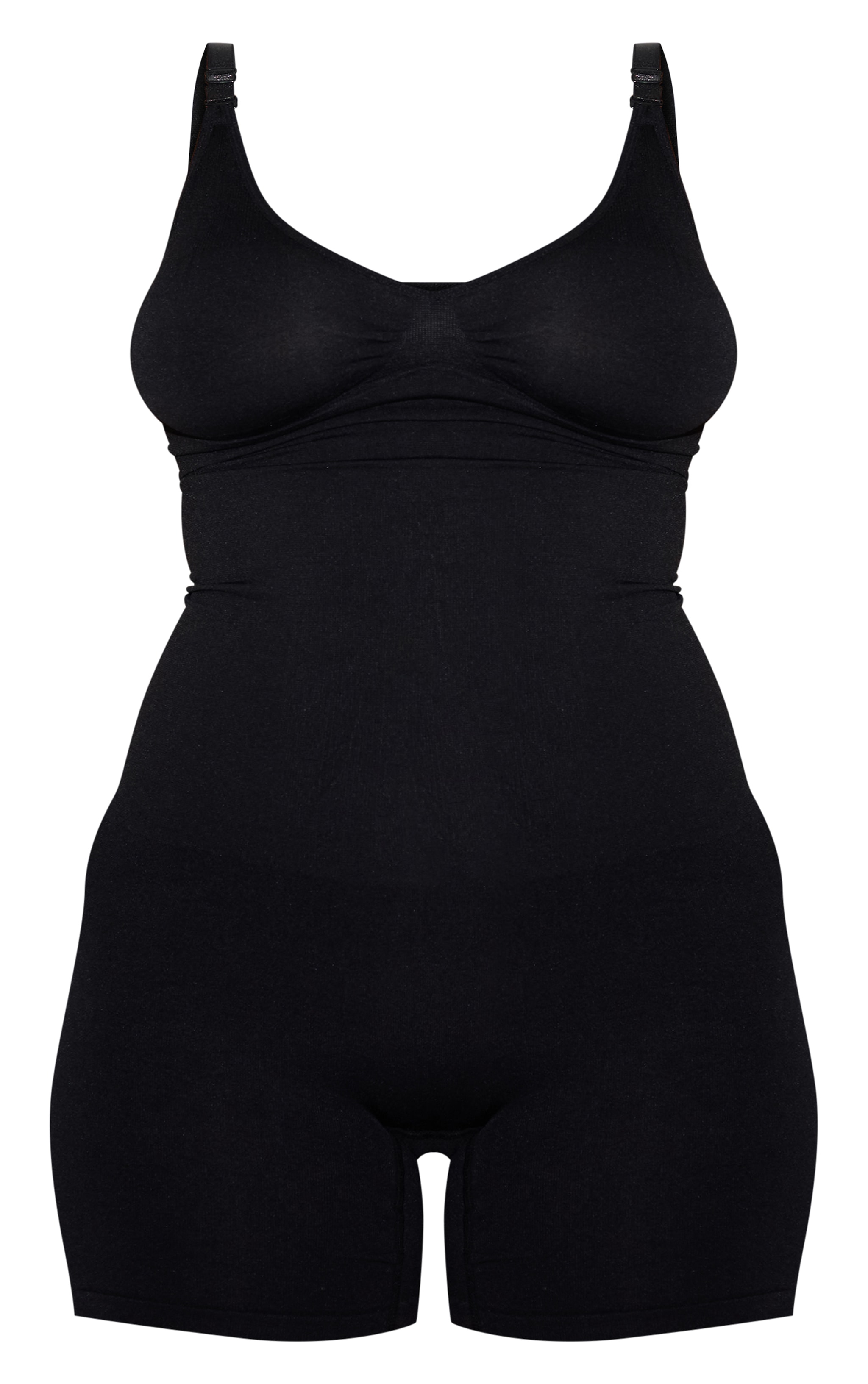 Plus Black Shapewear Unitard image 5