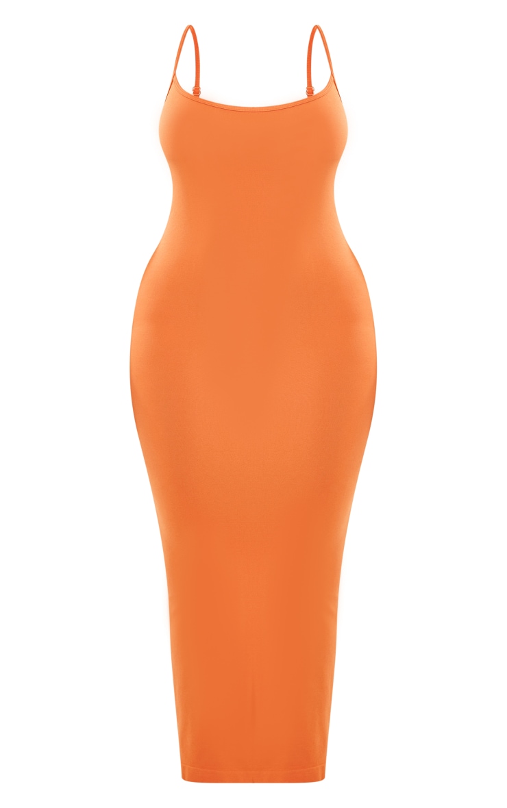 Shape Rust Stretch Sculpted Strappy Maxi Dress image 5