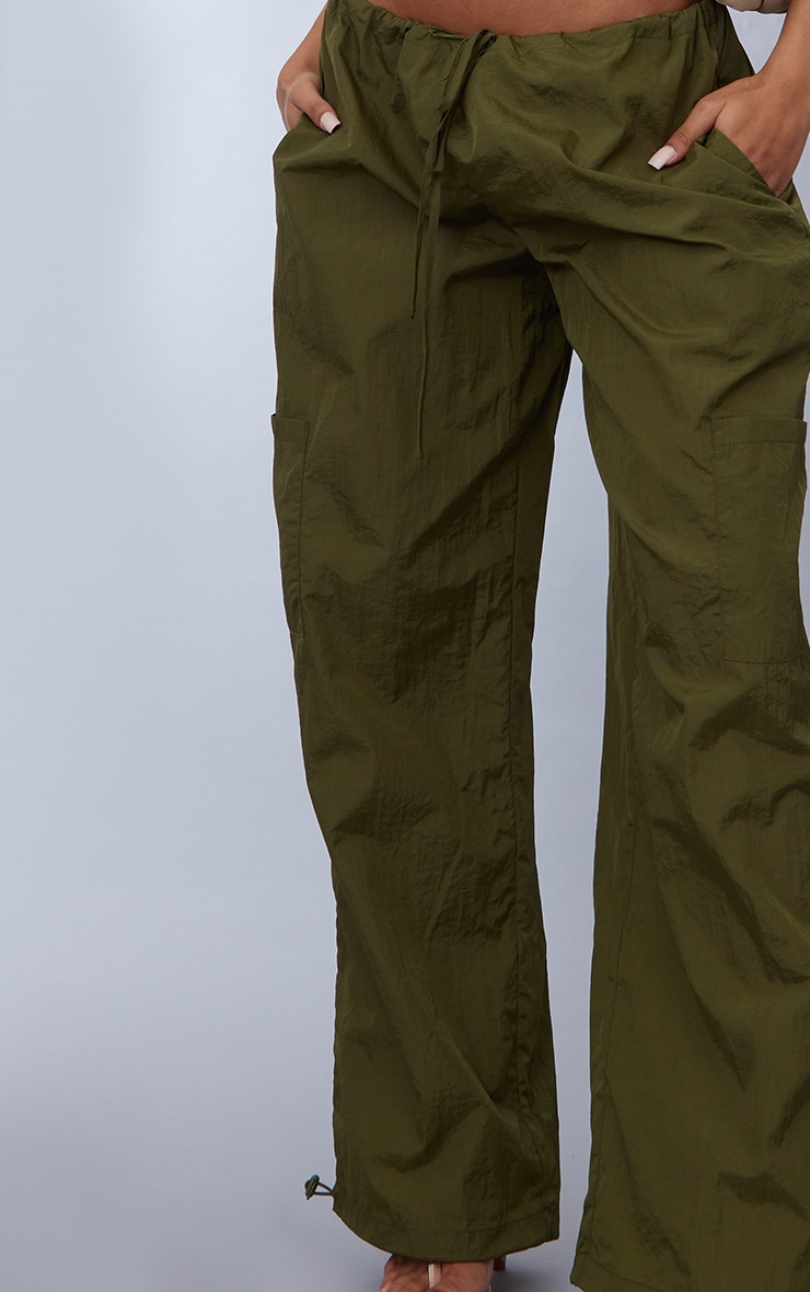 Khaki Lightweight Parachute Pocket Detail Toggle Cargo's image 4