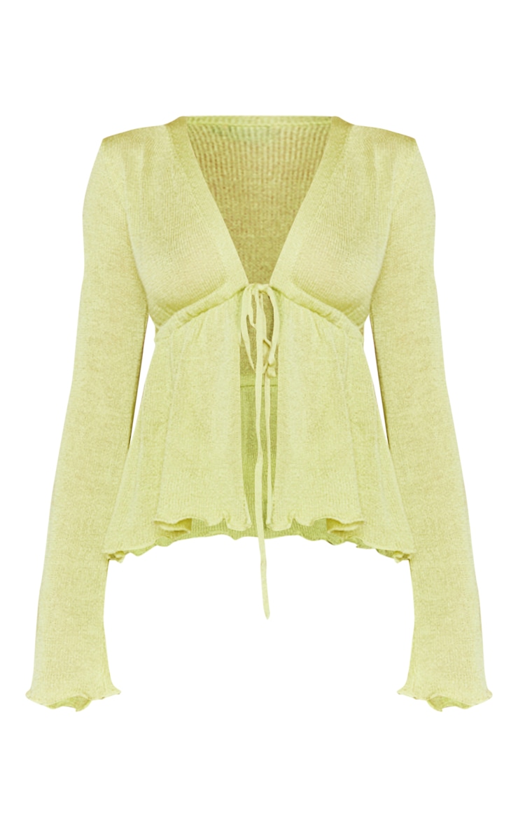 VIELA - Girls Cardigan - Lime
