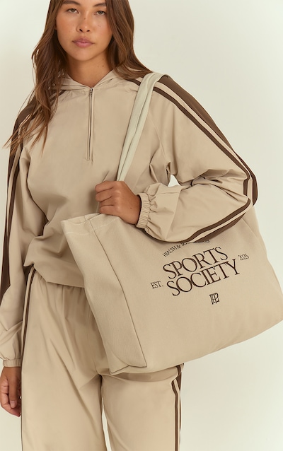 Natural Sports Society Canvas Tote Bag