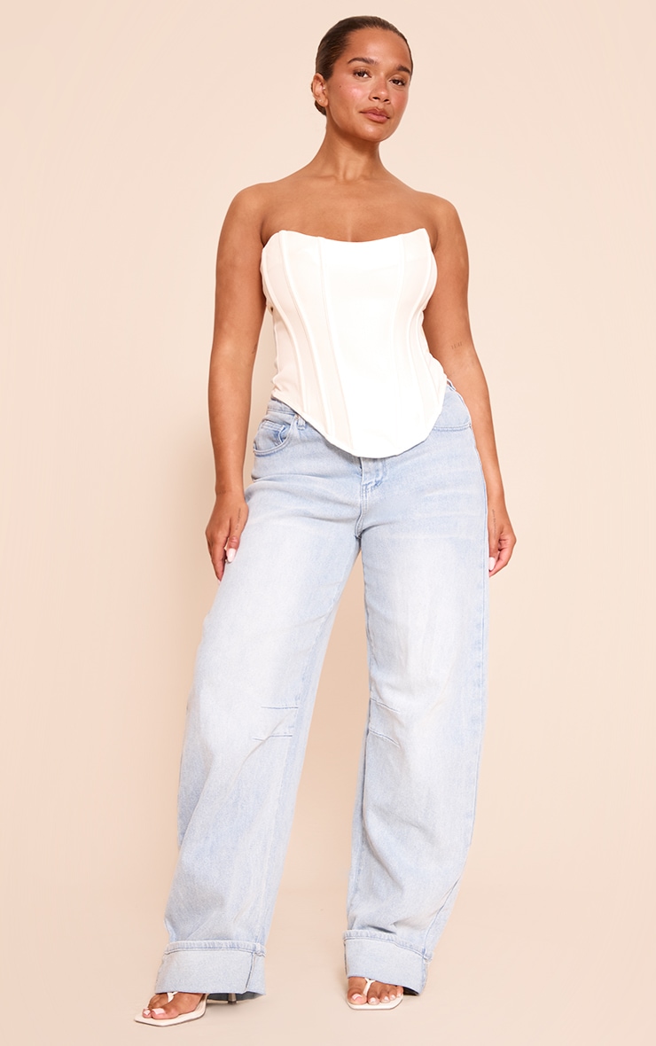 Shape CREAM BANDEAU LONGLINE CORSET TOP image 3
