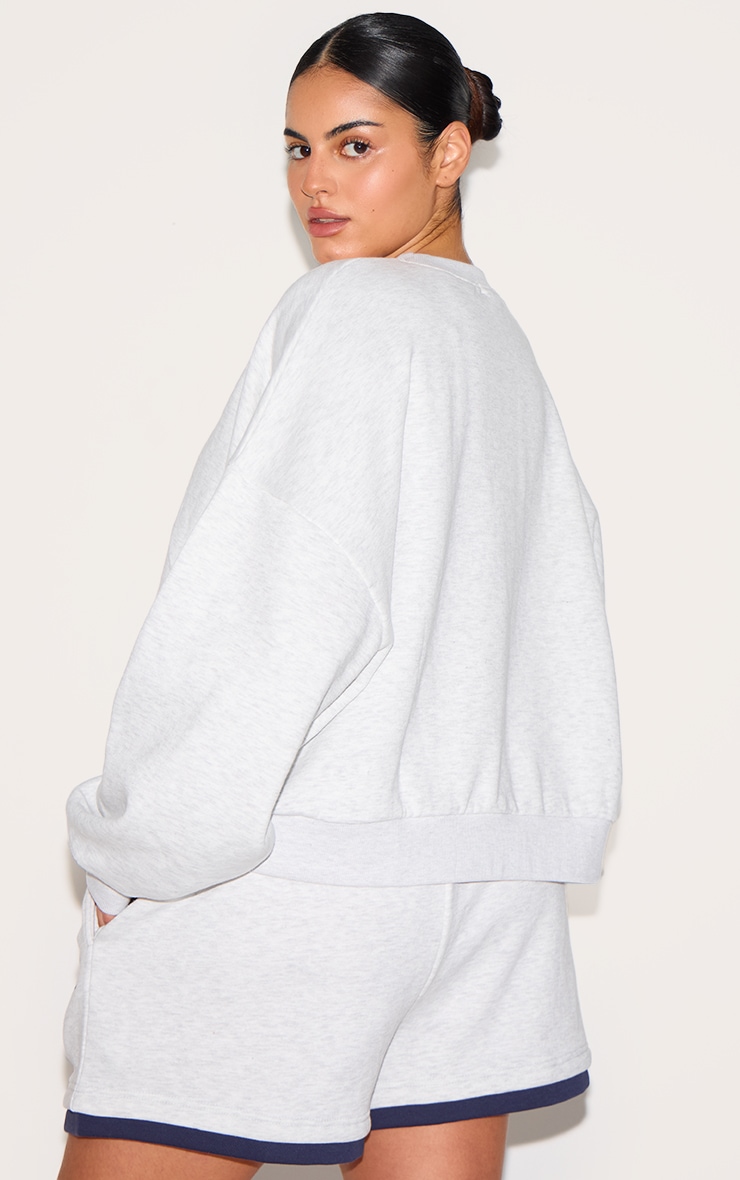 Plus Ash Grey Plt Sweatshirt image 2