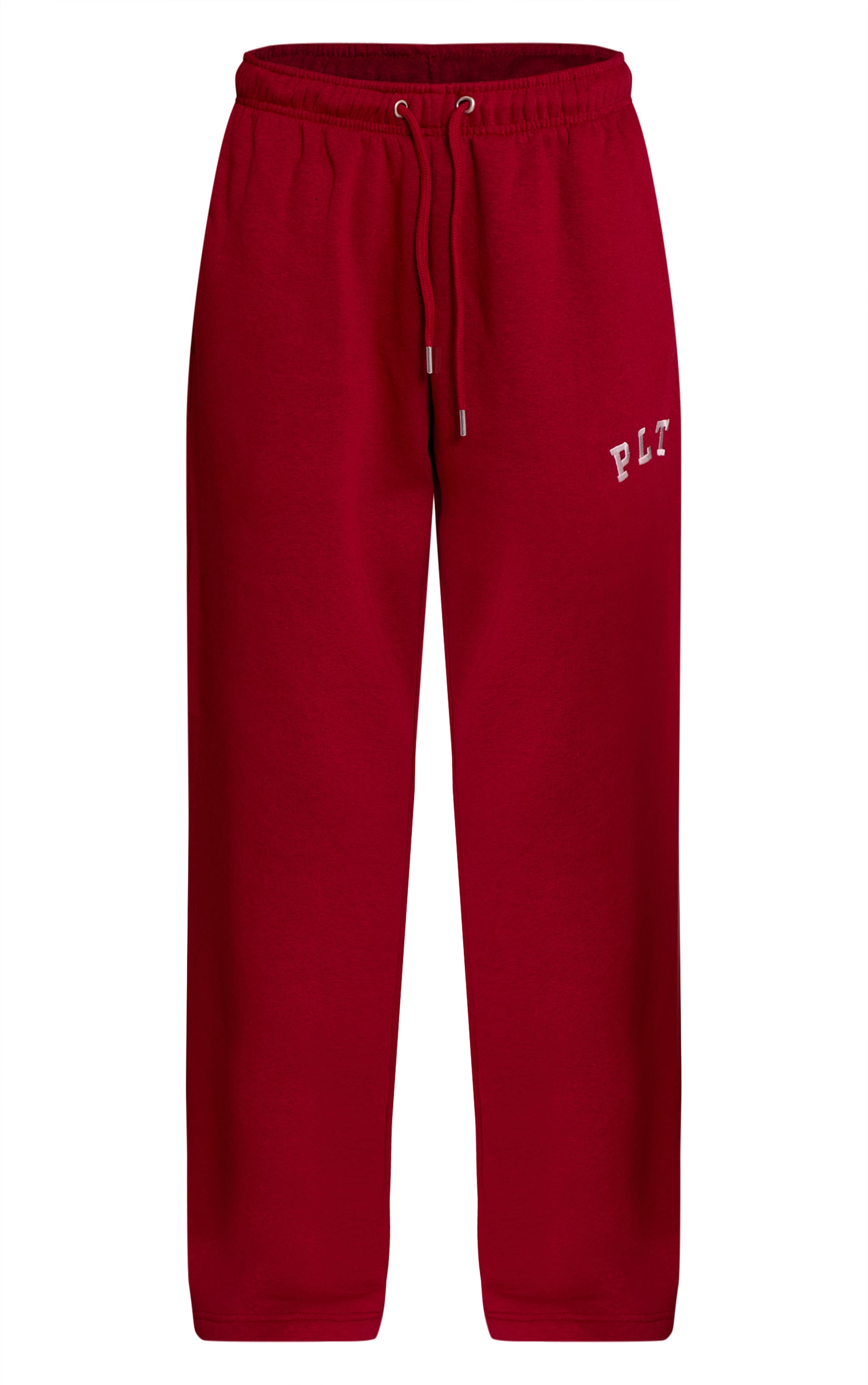 Red Logo Oversized Wide Leg Sweatpants image 5