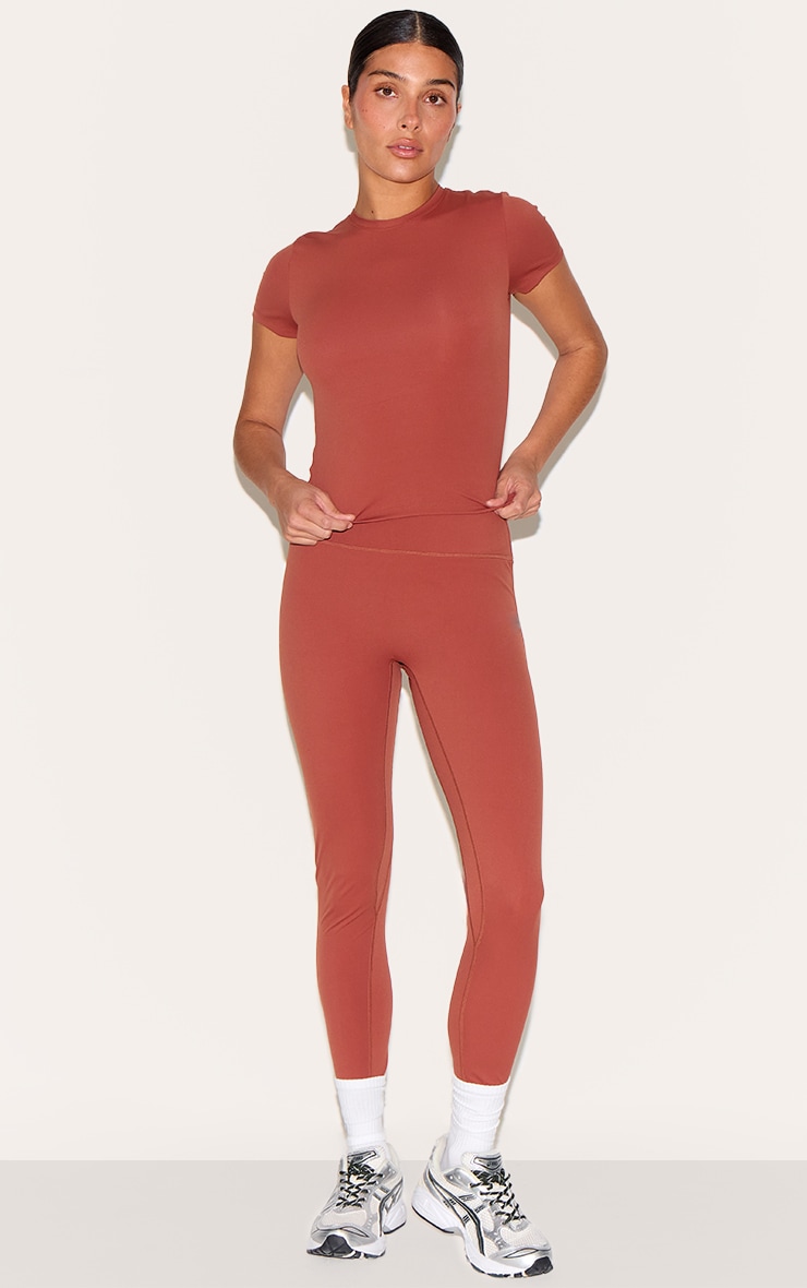 Petite Paprika Sculpt High Waist Gym Leggings image 1