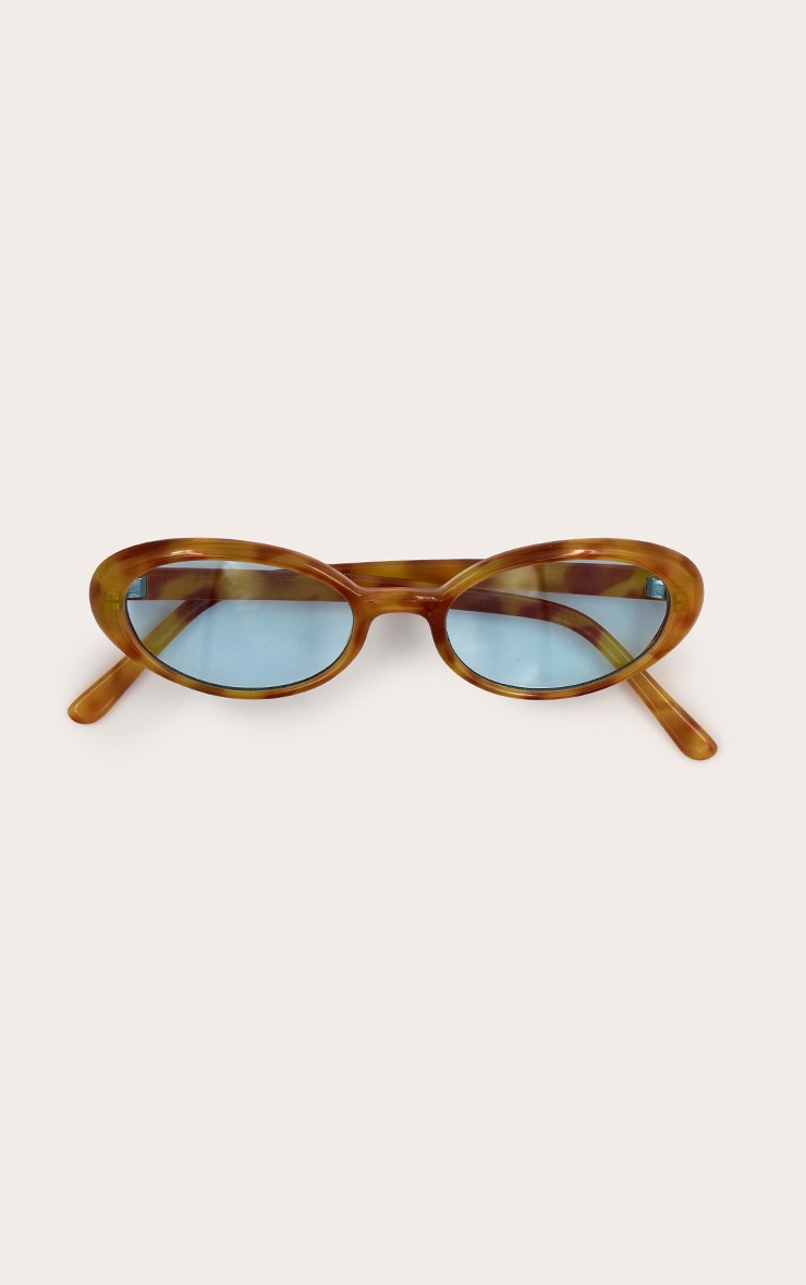 Tortoiseshell Round Sunglasses image 2