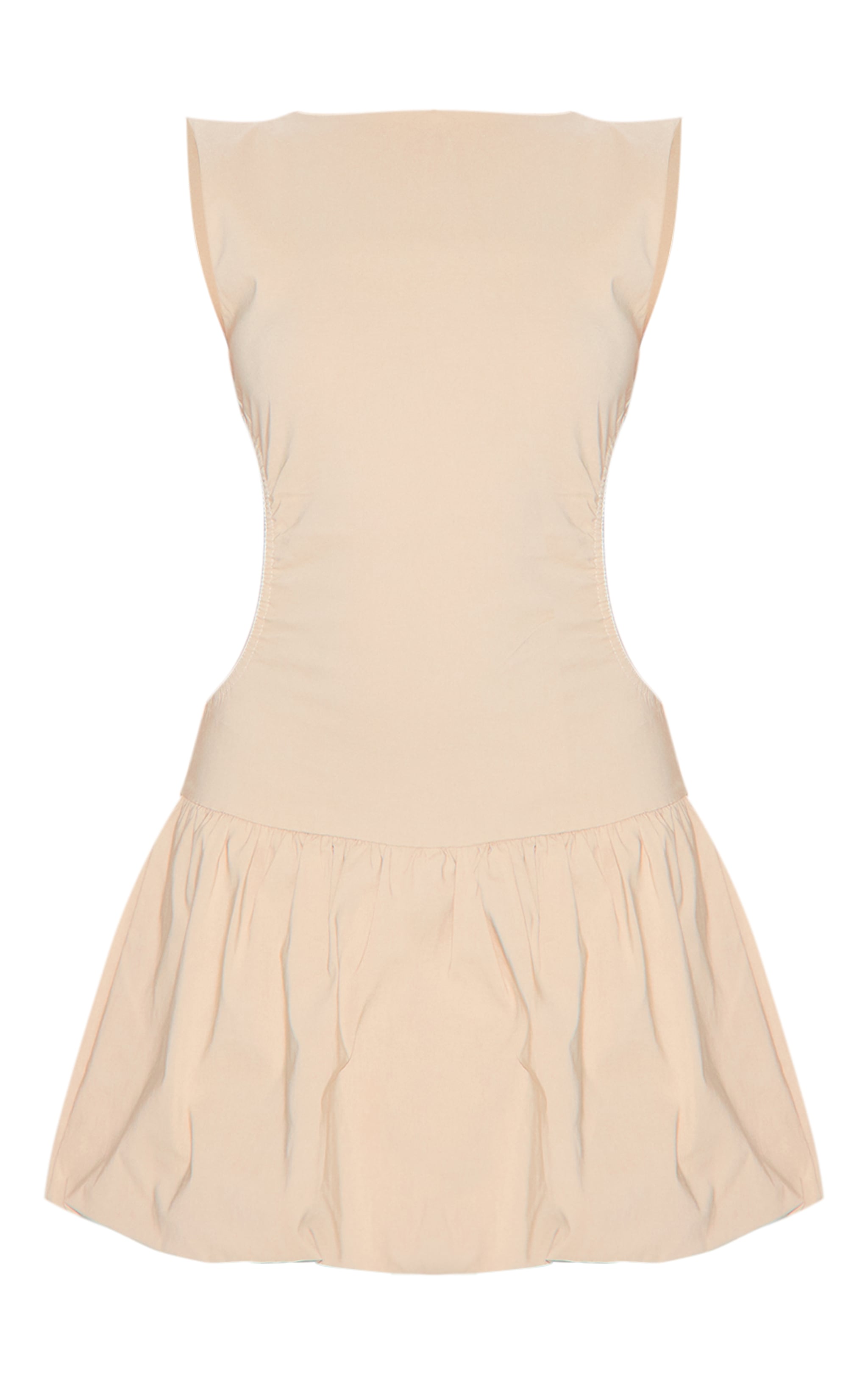 Stone Stretch Woven Cut Out Backless Shift Dress | Dresses
