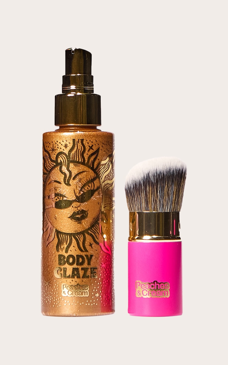 Peaches And Cream Body Glaze & Brush Bundle image 1