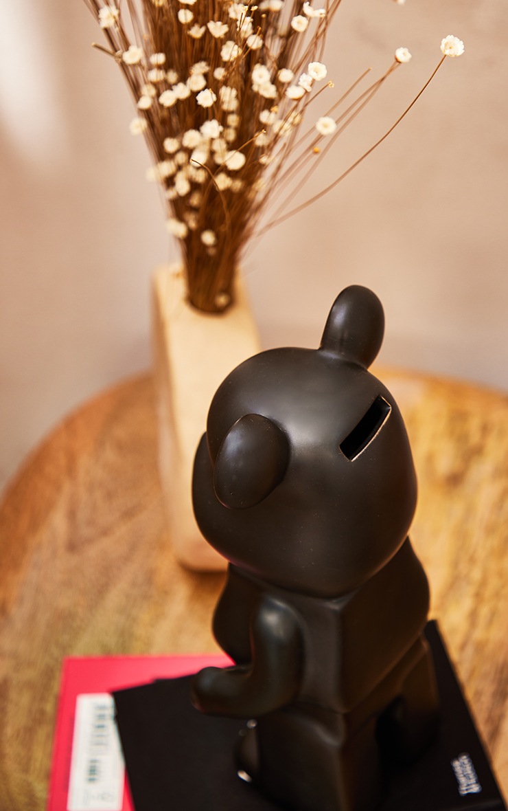 Large Black Bear Ornament 28Cm PrettyLittleThing CA