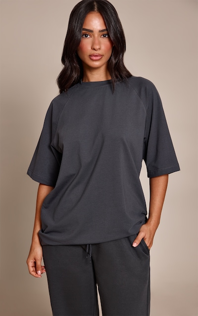 Petite Charcoal Oversized T-shirt