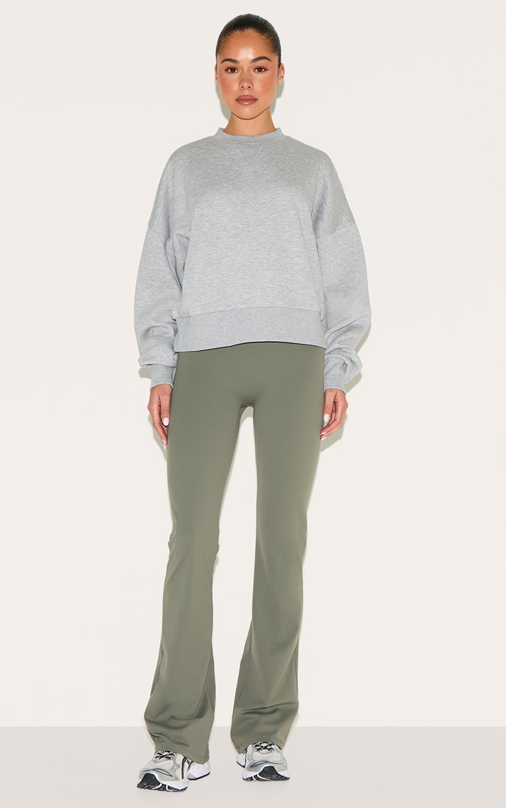 Ash Grey Boxy Basic Sweatshirt image 3