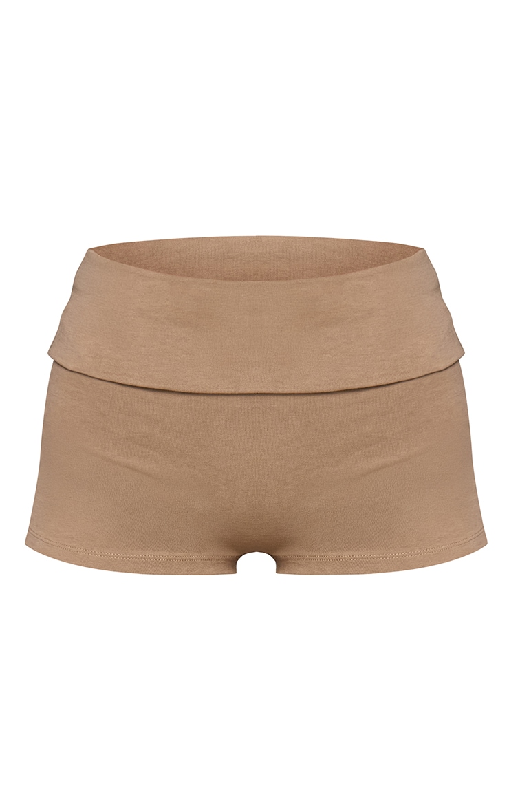 Sage Soft Cotton Fold Waist Hot Pant image 5