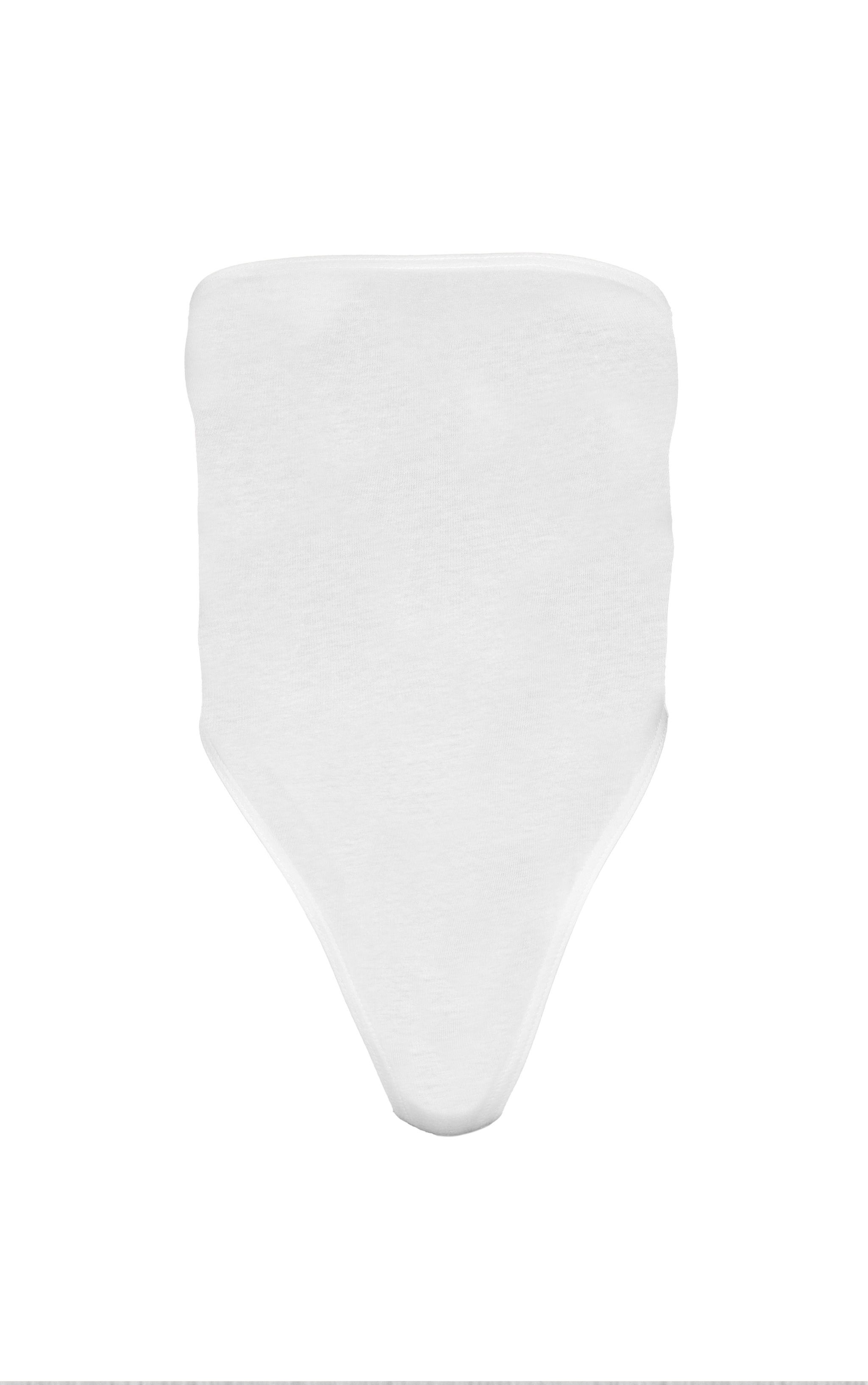 Body bustier en coton blanc image 5