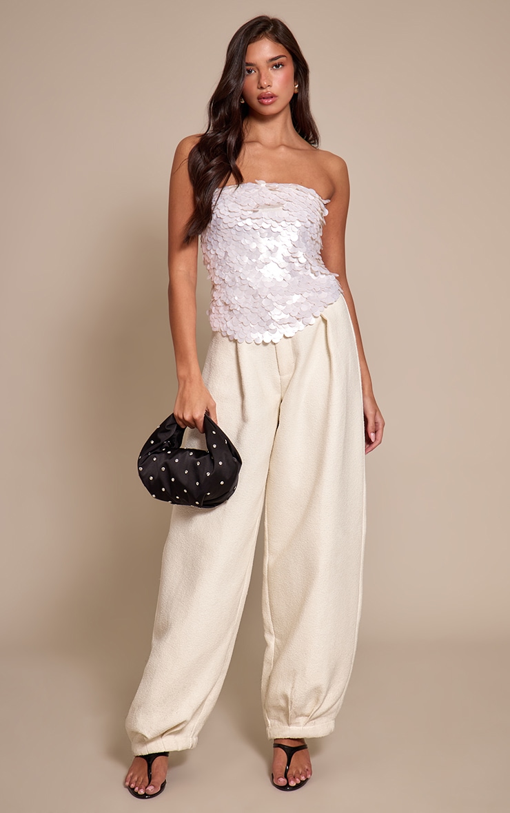 Top bustier opal à sequins larges image 3