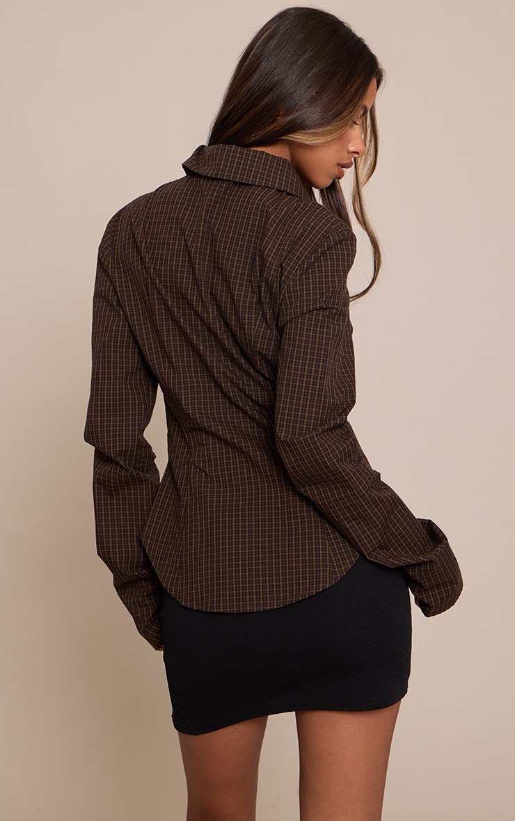 Petite Black Split Mini Skirt image 3