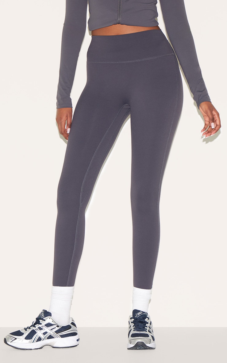 Dark Charcoal Ultimate Sculpt High Waist Gym Leggings image 2