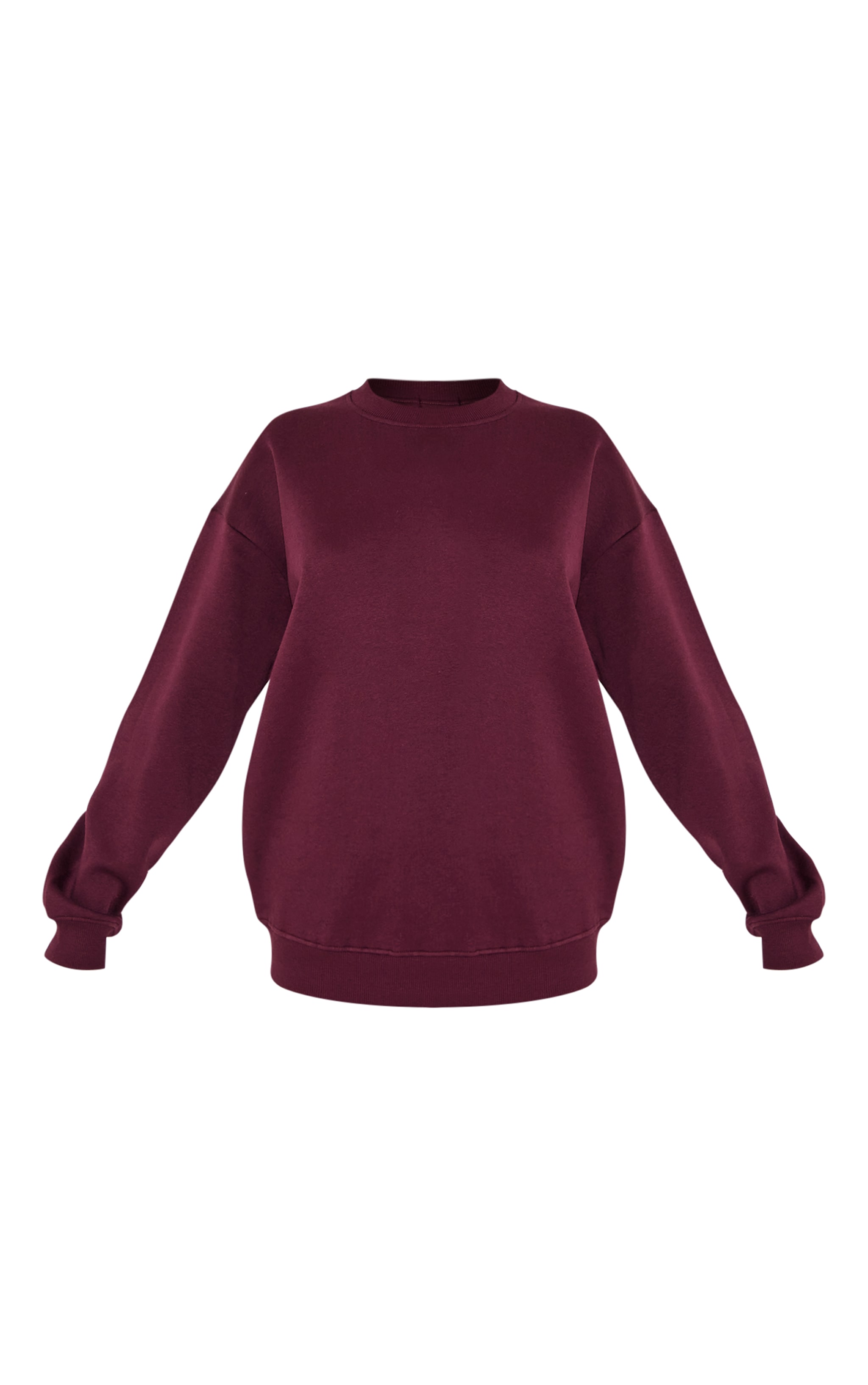 Sweat oversize prune foncé image 5