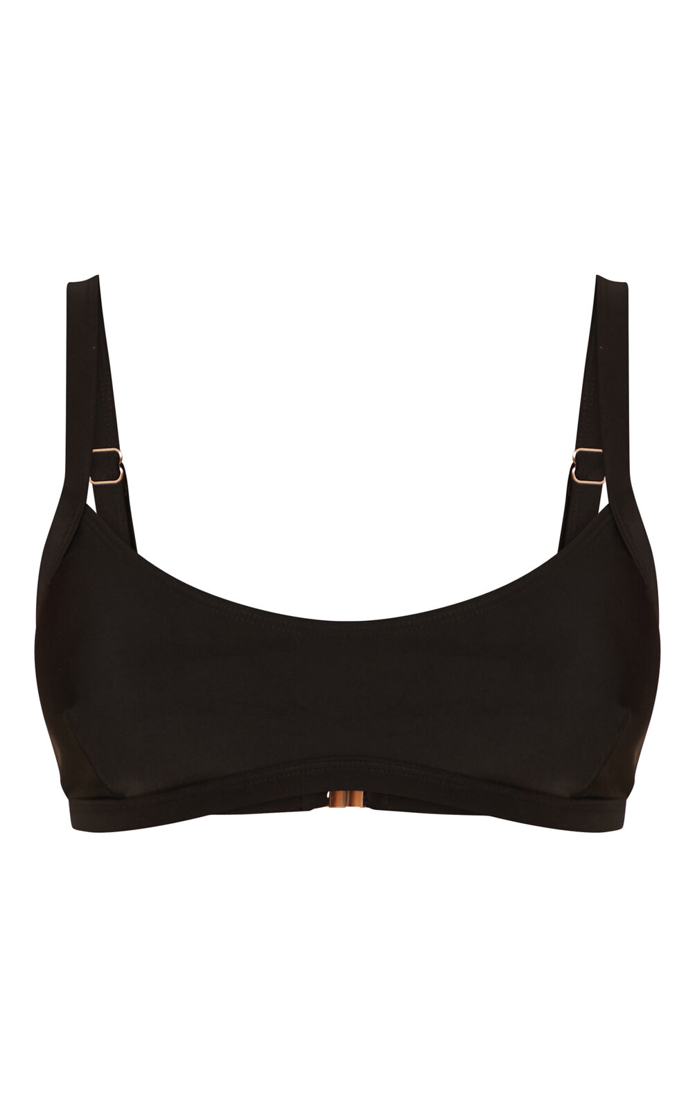 Black Scoop Bikini Top image 5