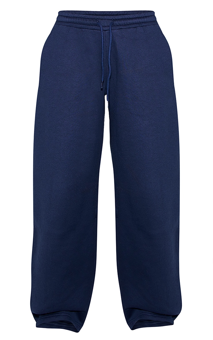 Navy Barrel Leg Sweatpants image 5