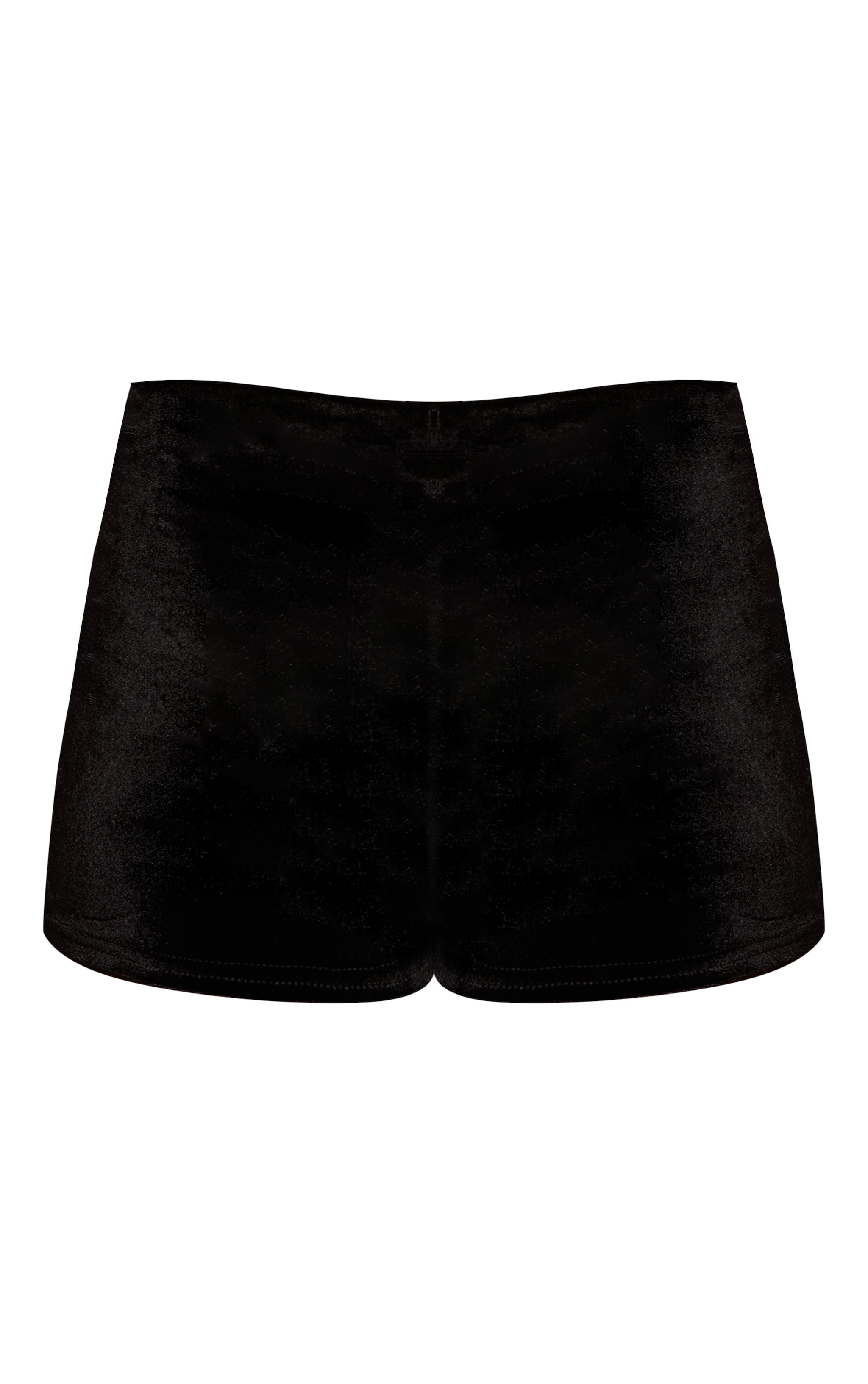 Mini short en velours noir image 6