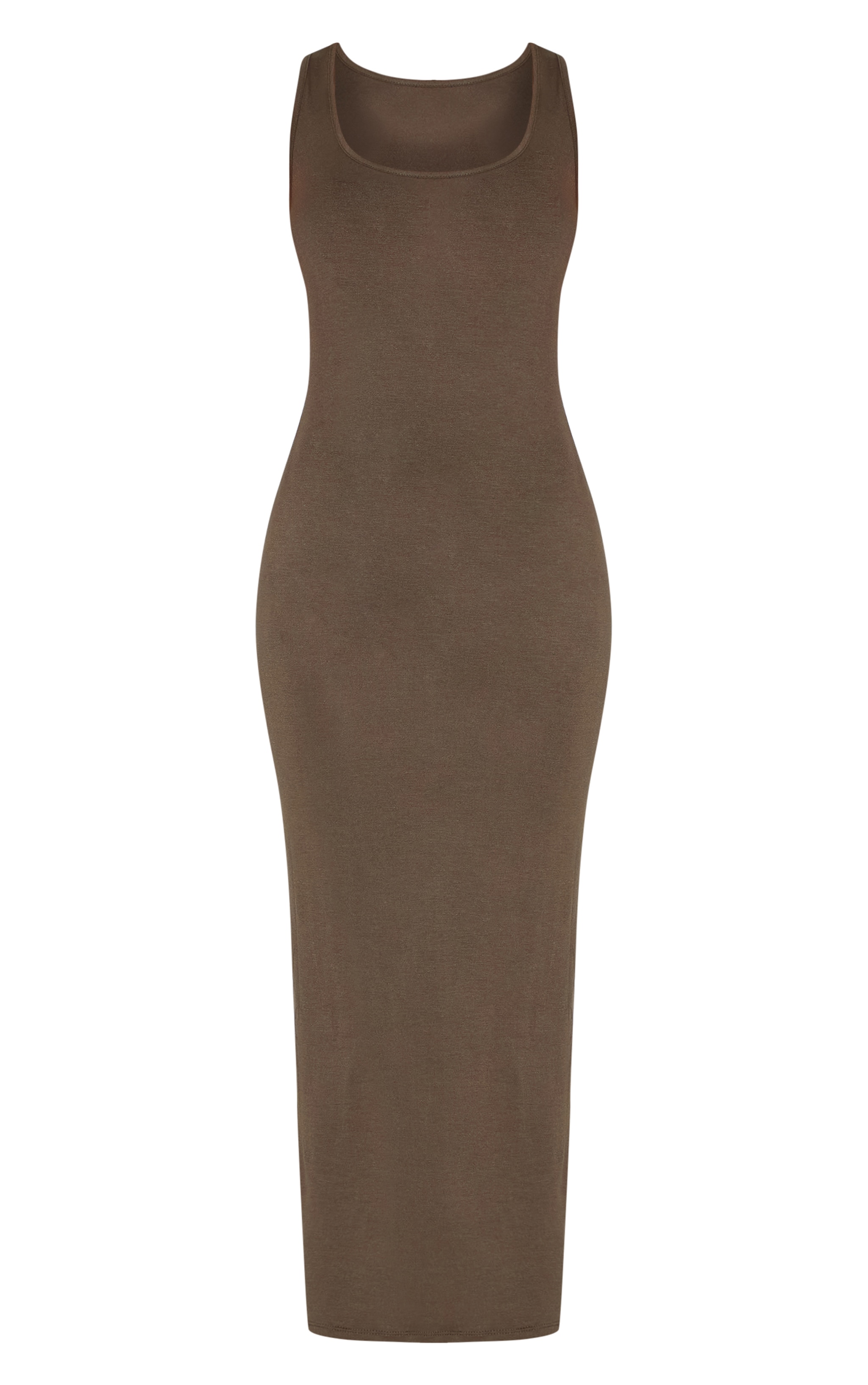 Olive Basic Simple Maxi Dress image 5