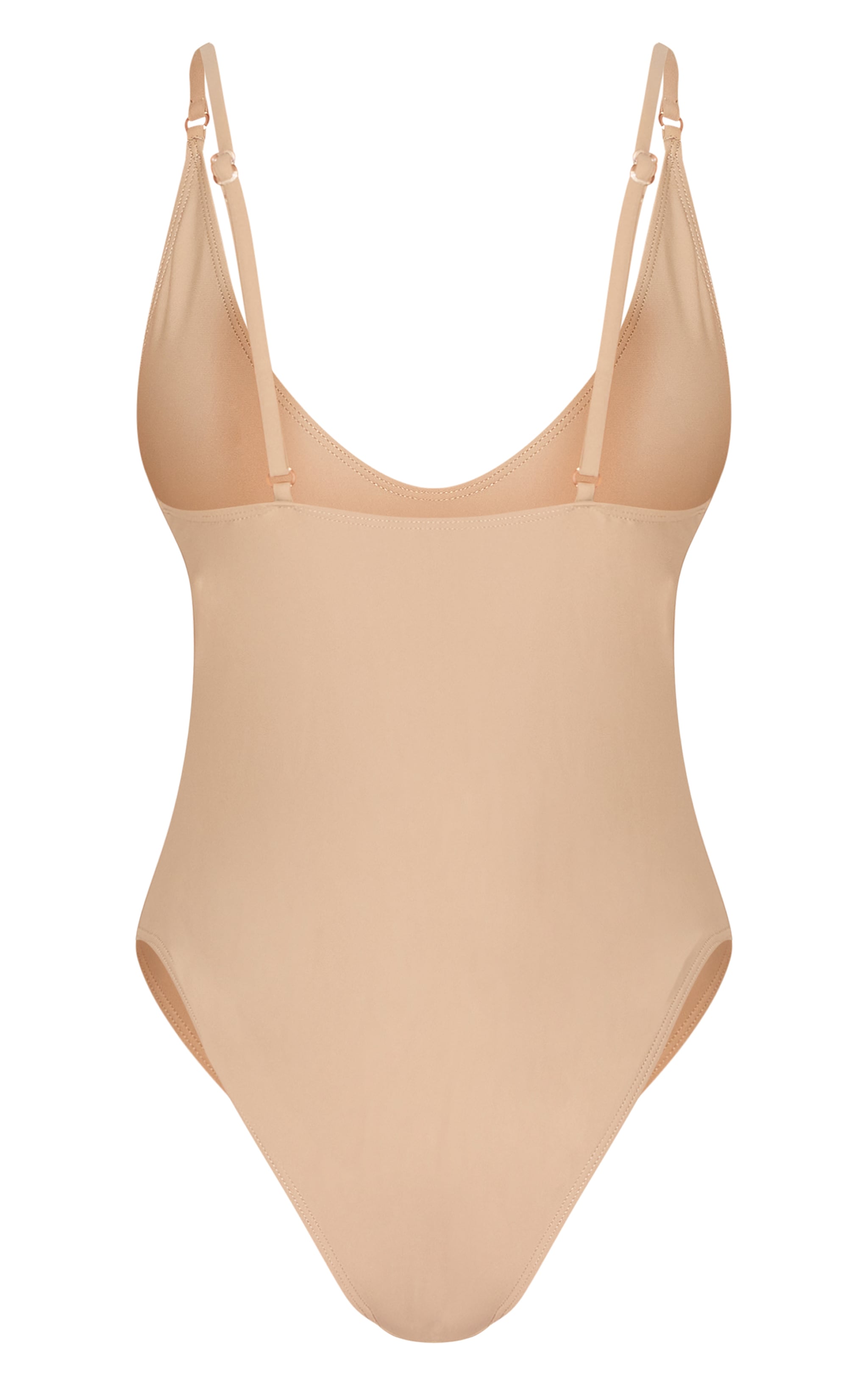 Nude Basic Low Scoop Swimsuit image 6