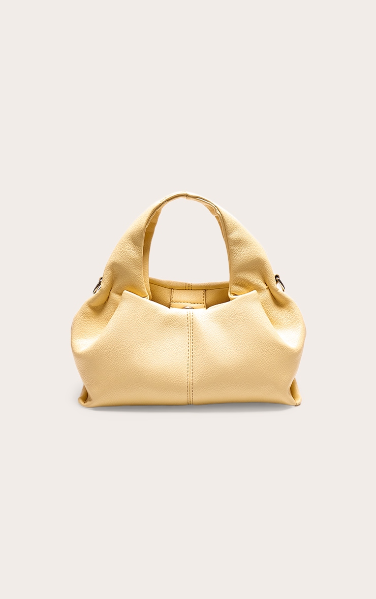 Butter Cream Slouchy Mini Pu Handbag image 3