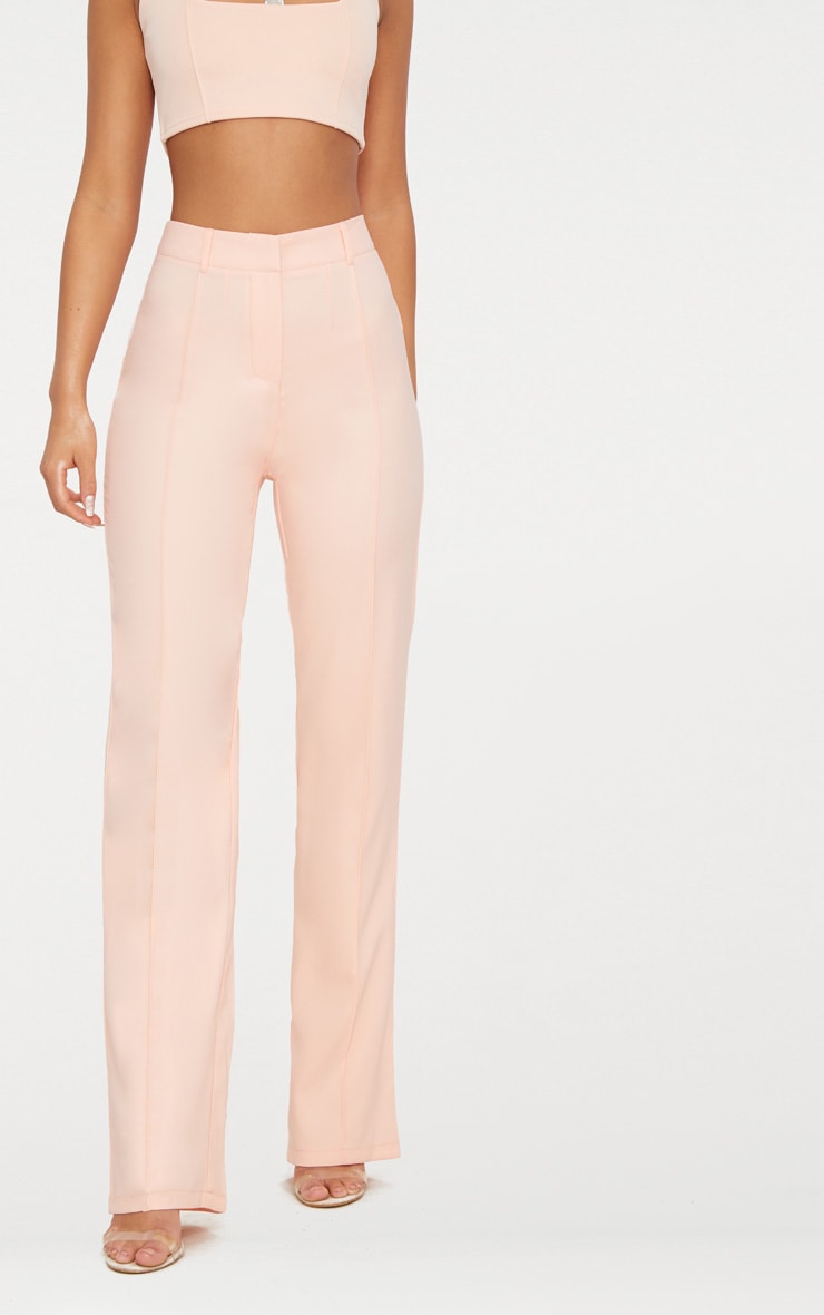 blush high waisted pants