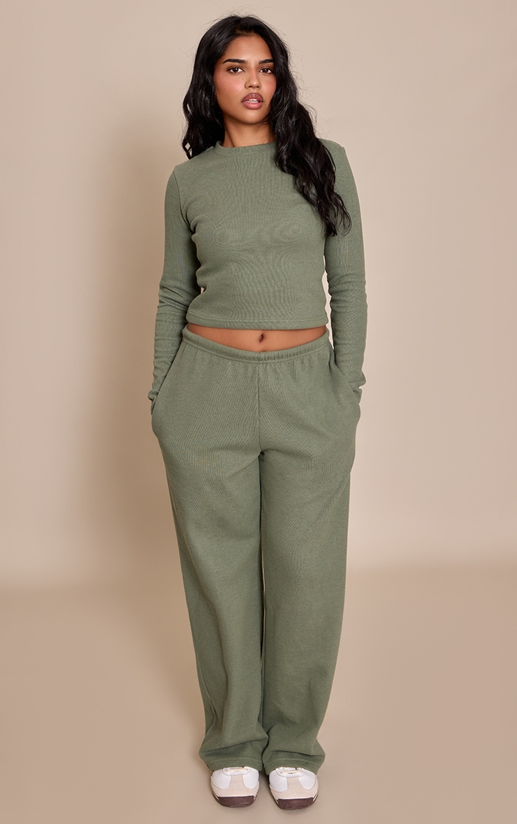 Petite Teal Super Soft Low Rise Drawstring Pants image 2