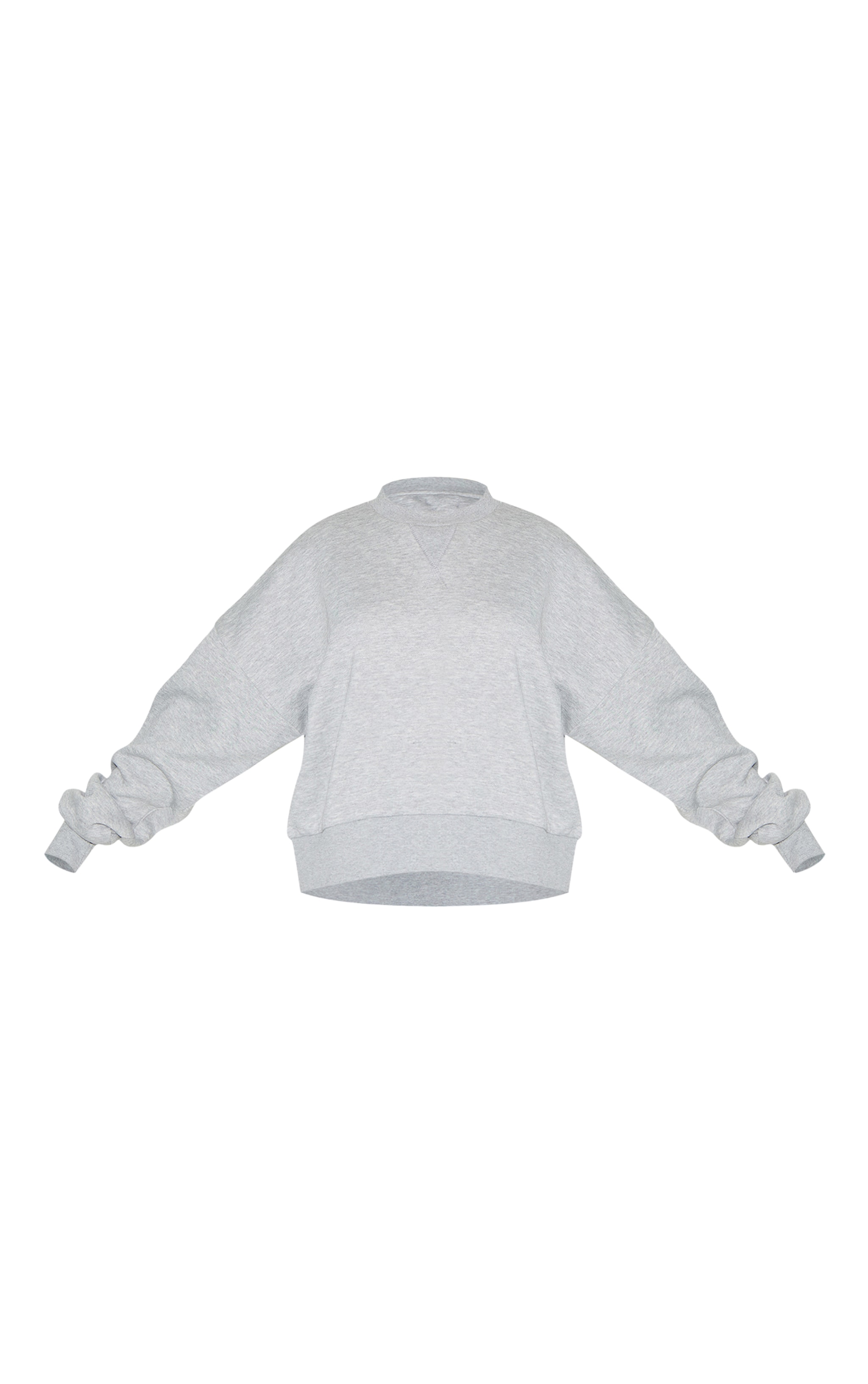 Ash Grey Boxy Basic Sweatshirt image 5