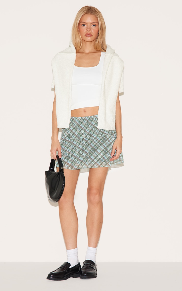 スカート theredthread s half mini skirt bug check THEREDTHREAD / ザレッドスレッド】S half mini skirt bug check