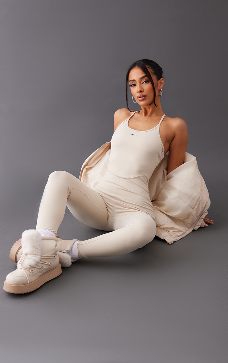 Petite Stone Plt Sport Sleeveless Jumpsuit