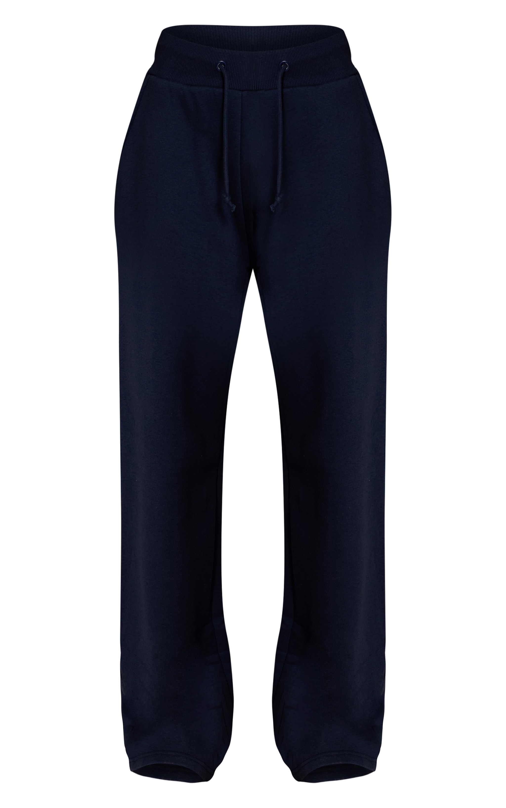 Navy Wide Leg Drawstring Sweatpants image 5