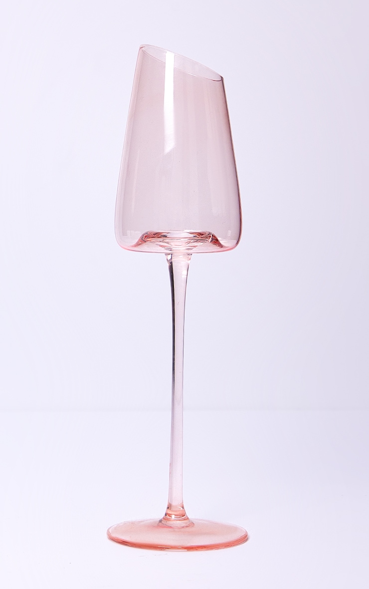 Verre à champagne rose flamant rose image 1