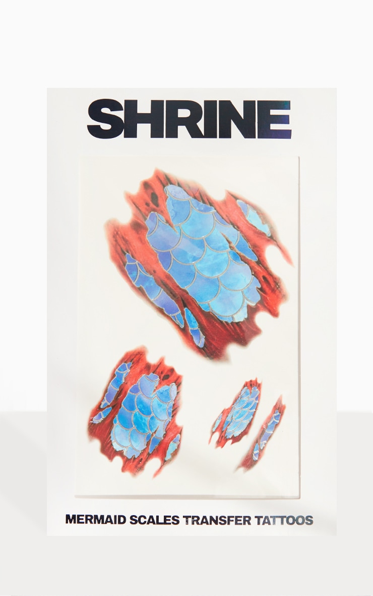 SHRINE Mermaid Scales Transfer Tattoos