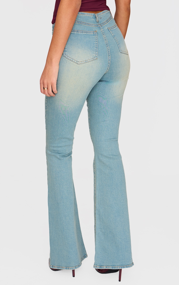 Tall Vintage Low Rise Invisible Waistband Stretch Flares image 3