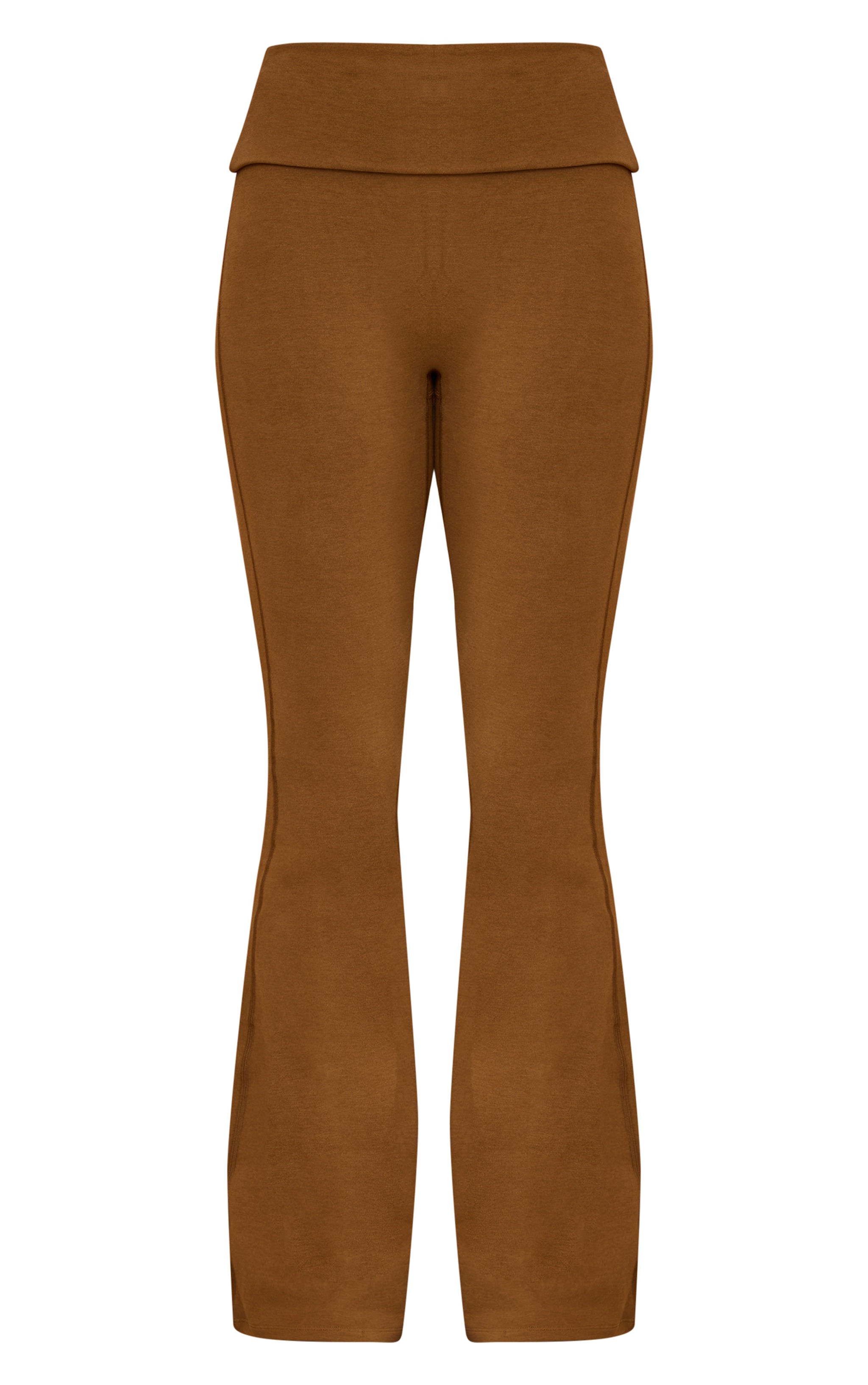 Tan Melange Soft Cotton Yoga Pant  image 5