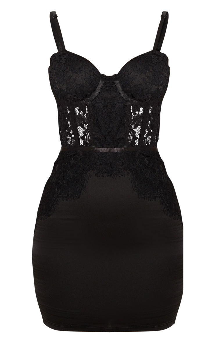 black lace bodice