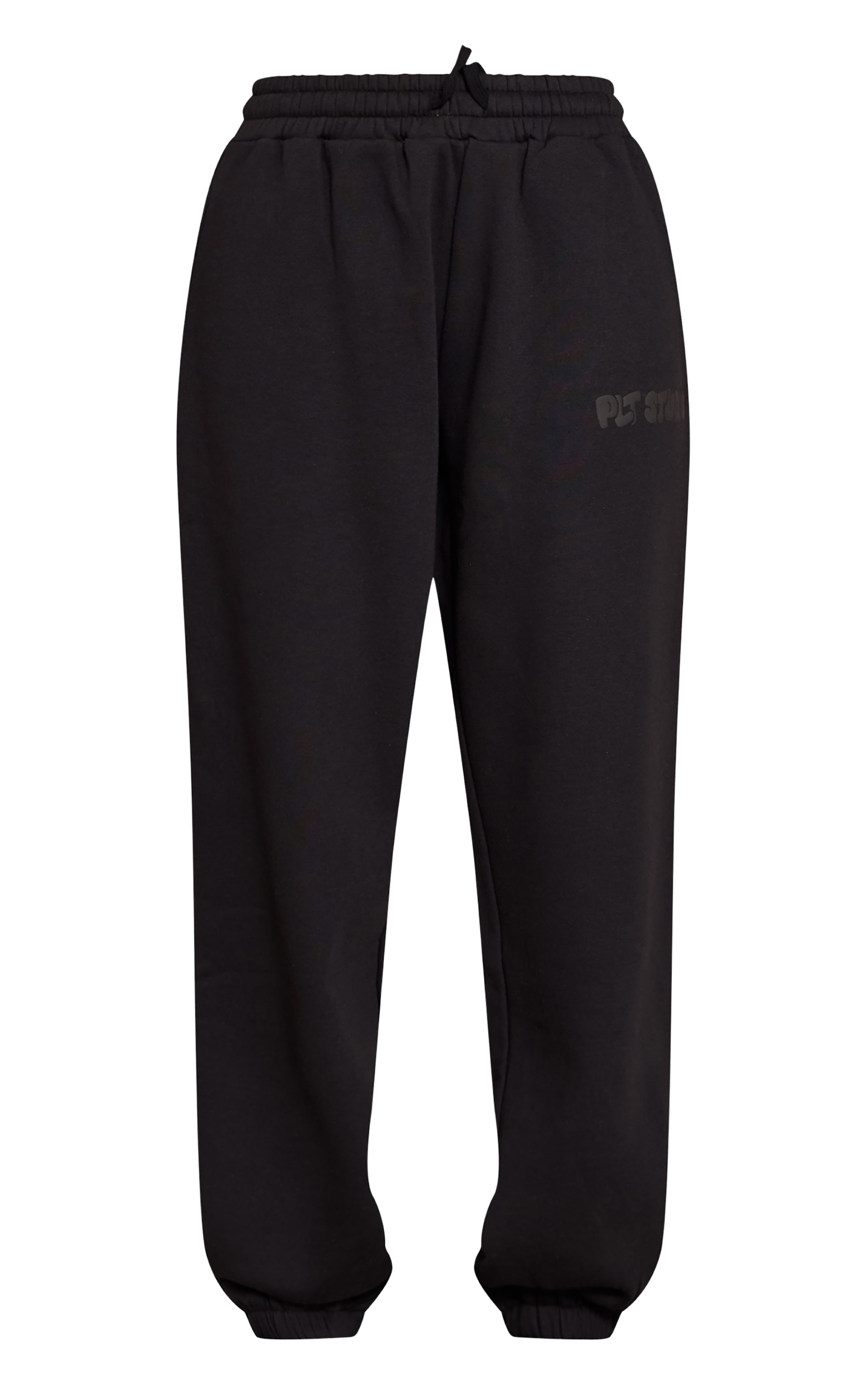 Black PLT Studio Print Cuffed Sweatpants image 5