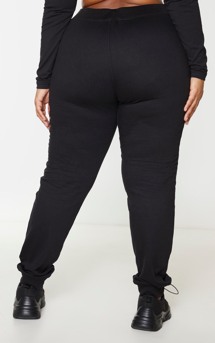 PrettyLittleThing Plus Black Reflective Jogger PrettyLittleThing USA