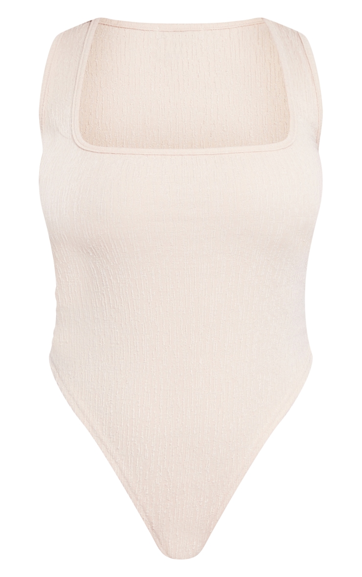  Shape Stone Textured Square Neck Bodysuit image 5