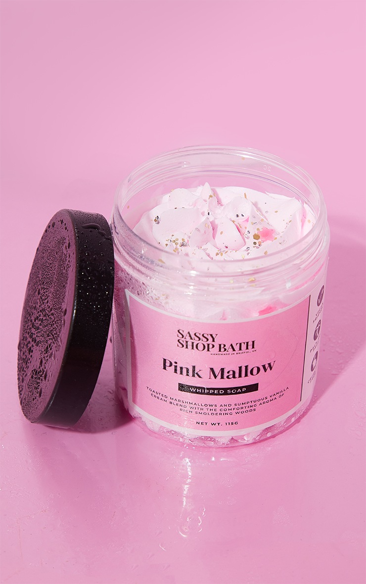 Sassy Wax Bath Pink Mallow Whipped Soap 115G PrettyLittleThing CA