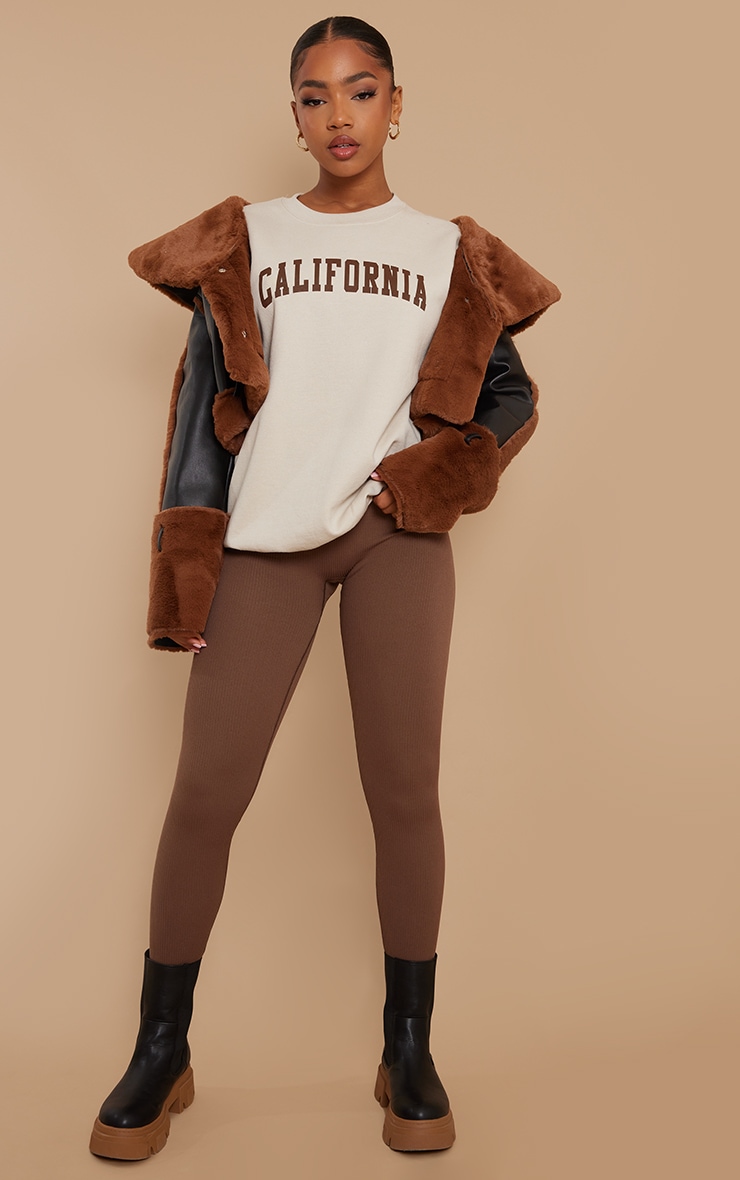 Stone California Print Sweatshirt image 3